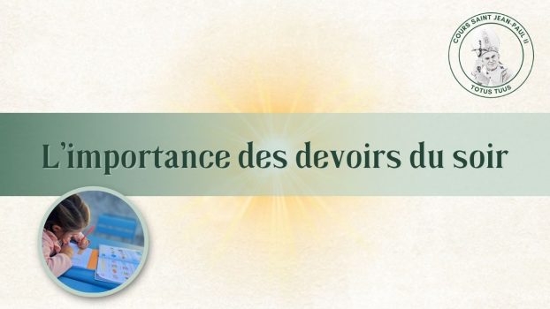 l'importance des devoirs du soir